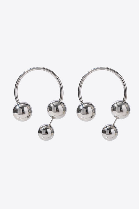 Stainless Steel Ball Earrings - Body By J'ne