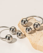 Stainless Steel Ball Earrings - Body By J'ne