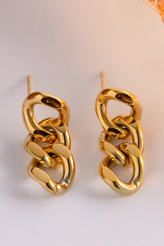 Stainless Steel Chain Earrings - Body By J'ne