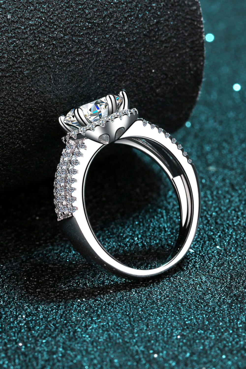 Sterling Silver Moissanite Ring - Body By J'ne