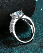 Sterling Silver Moissanite Ring - Body By J'ne