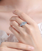 Sterling Silver Moissanite Ring - Body By J'ne