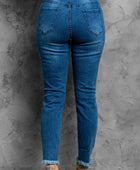 Stylish Distressed Cropped Jeans - Body By J'ne