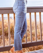 Stylish Distressed Cropped Jeans - Body By J'ne