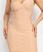 Sweetheart Wide Strap Bandage Dress - Body By J'ne