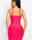 Sweetheart Wide Strap Bandage Dress - Body By J'ne