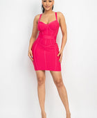 Sweetheart Wide Strap Bandage Dress - Body By J'ne