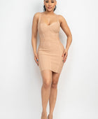 Sweetheart Wide Strap Bandage Dress - Body By J'ne