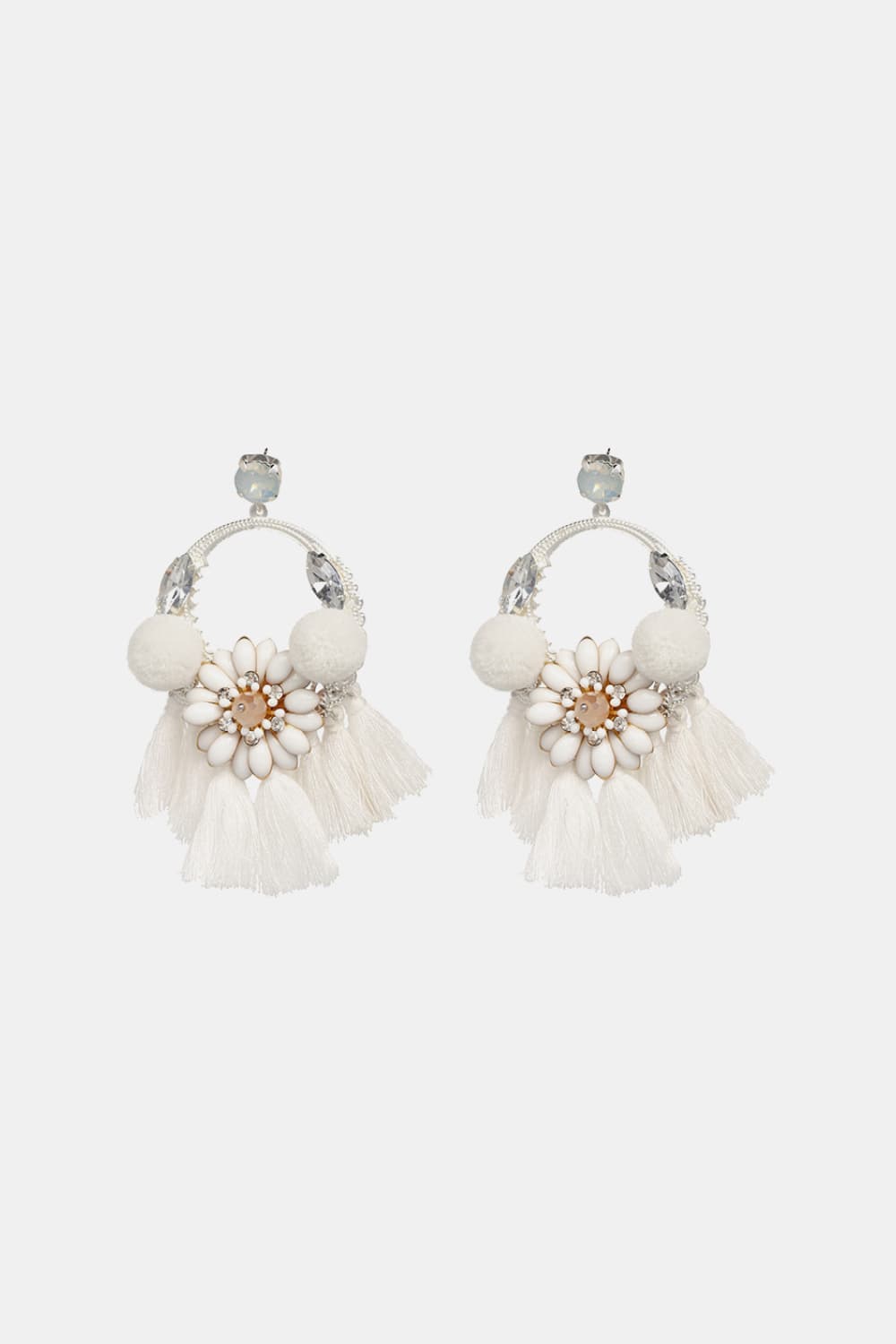 Tassel Detail Dangle Earrings - Body By J'ne