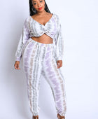 Tie Die Off Shoulder Set - Body By J'ne