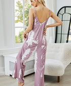 Tie-Dye Spaghetti Strap Jumpsuit with Pockets - Body By J'ne