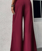 Tie Front Wide Leg Pants - Body By J'ne