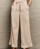 Tie Waist Long Pants - Body By J'ne