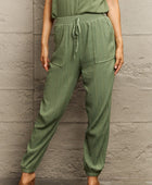 Tie Waist Long Pants with Pocket - Body By J'ne