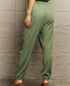 Tie Waist Long Pants with Pocket - Body By J'ne