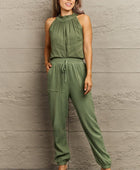 Tie Waist Long Pants with Pocket - Body By J'ne