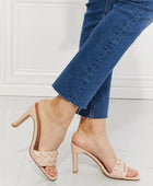 Top of the World Braided Block Heel Sandals in Beige - Body By J'ne