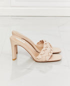 Top of the World Braided Block Heel Sandals in Beige - Body By J'ne