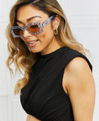 Tortoiseshell Rectangle Polycarbonate Sunglasses - Body By J'ne