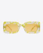 Tortoiseshell Rectangle Polycarbonate Sunglasses - Body By J'ne