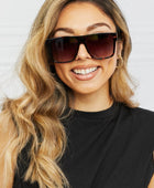 Tortoiseshell Square Full Rim Sunglasses - Body By J'ne