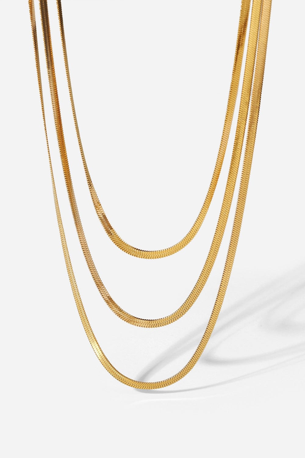Triple-Layered Snake Chain Necklace - Body By J'ne