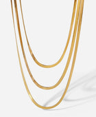 Triple-Layered Snake Chain Necklace - Body By J'ne