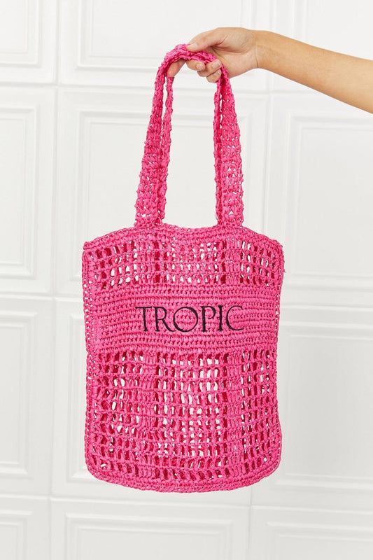 Tropic Babe Staw Tote Bag - Body By J'ne