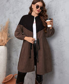 Two-Tone Dropped Shoulder Trench Coat - Body By J'ne