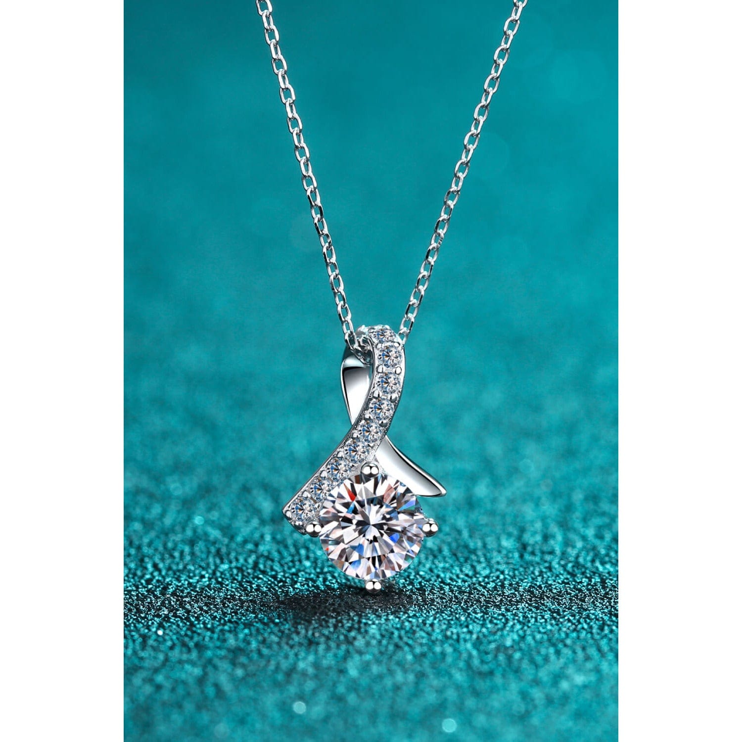 Unique and Chic Moissanite Pendant Necklace - Body By J'ne