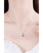 Unique and Chic Moissanite Pendant Necklace - Body By J'ne