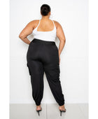 Utility Jogger Pants With Elastic Band - Body By J'ne