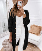 V-Neck Long Sleeve Cardigan - Body By J'ne