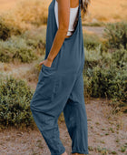 V-Neck Sleeveless Jumpsuit with Pocket - Body By J'ne