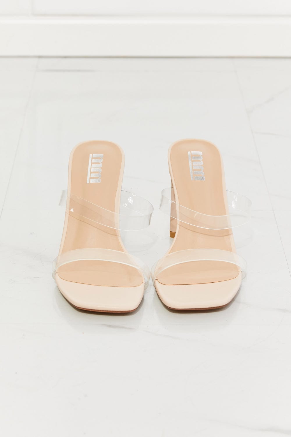 Walking On Air Transparent Double Band Heeled Sandal - Body By J'ne