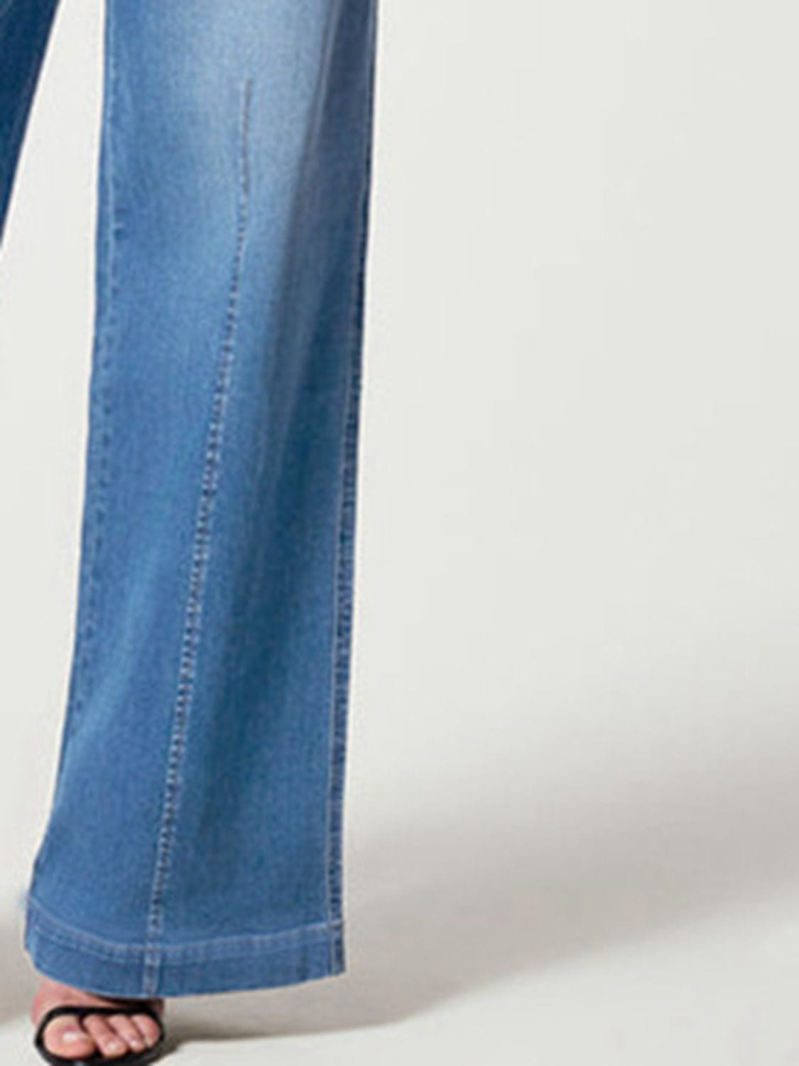 Wide Leg Long Jeans - Body By J'ne