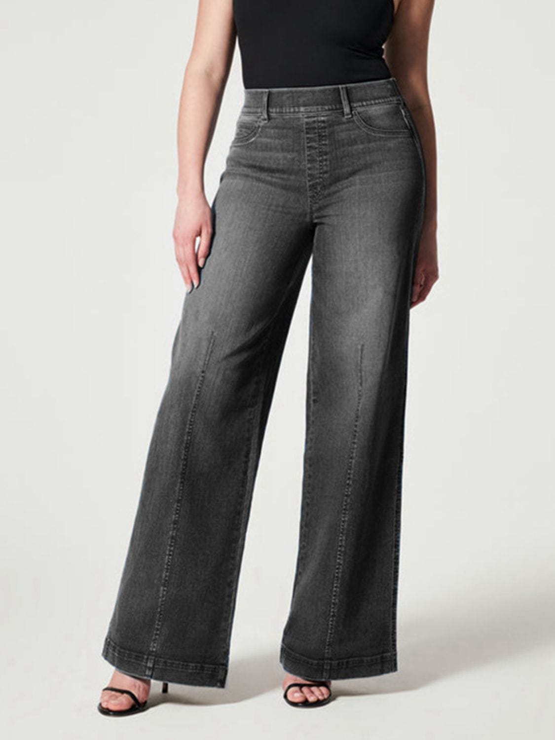 Wide Leg Long Jeans - Body By J'ne