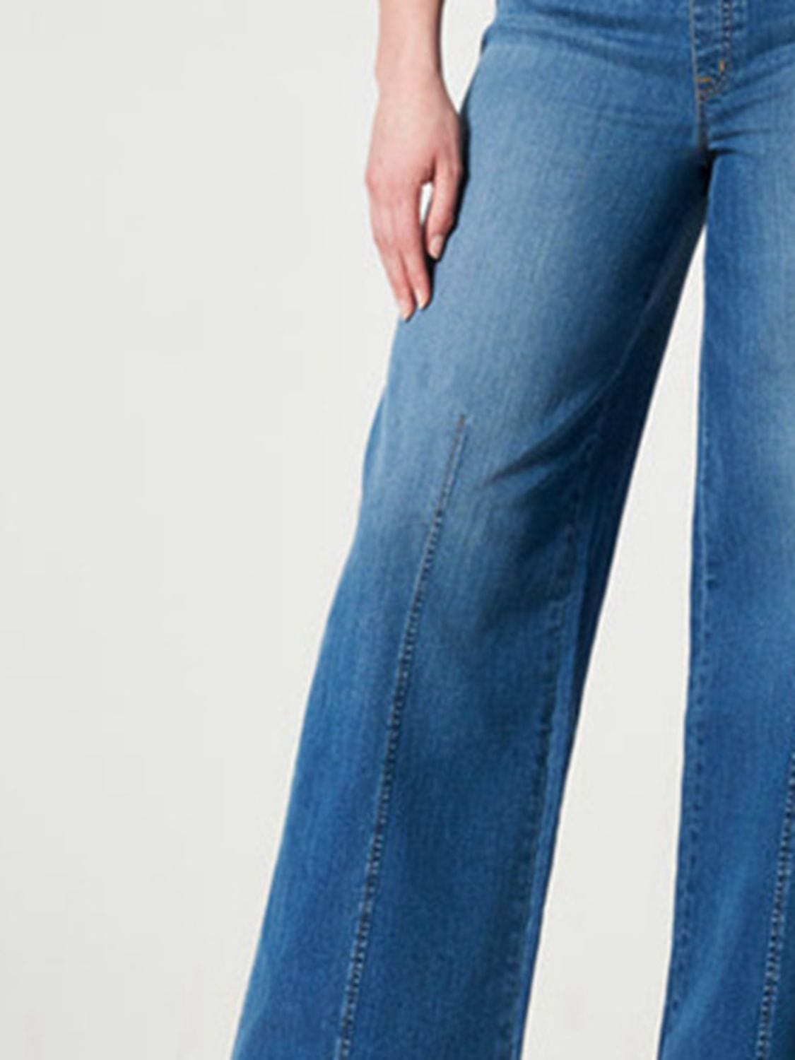 Wide Leg Long Jeans - Body By J'ne