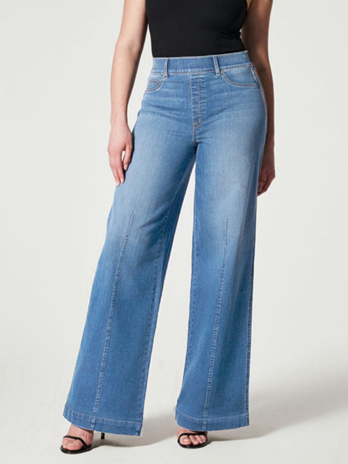 Wide Leg Long Jeans - Body By J'ne