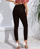 Wide Waistband Cropped Leggings - Body By J'ne