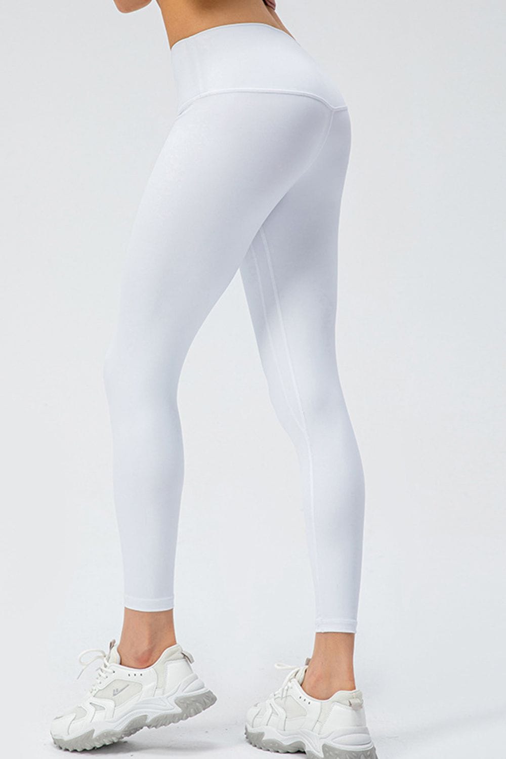 Wide Waistband Slim Fit Active Leggings - Body By J'ne