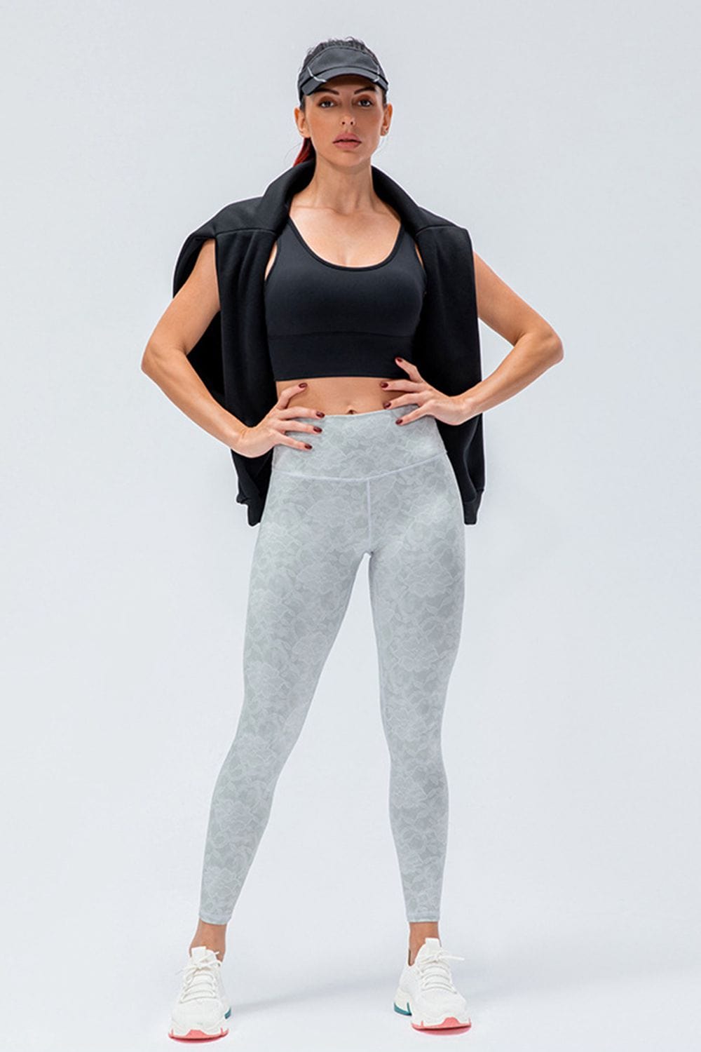 Wide Waistband Slim Fit Active Leggings - Body By J'ne
