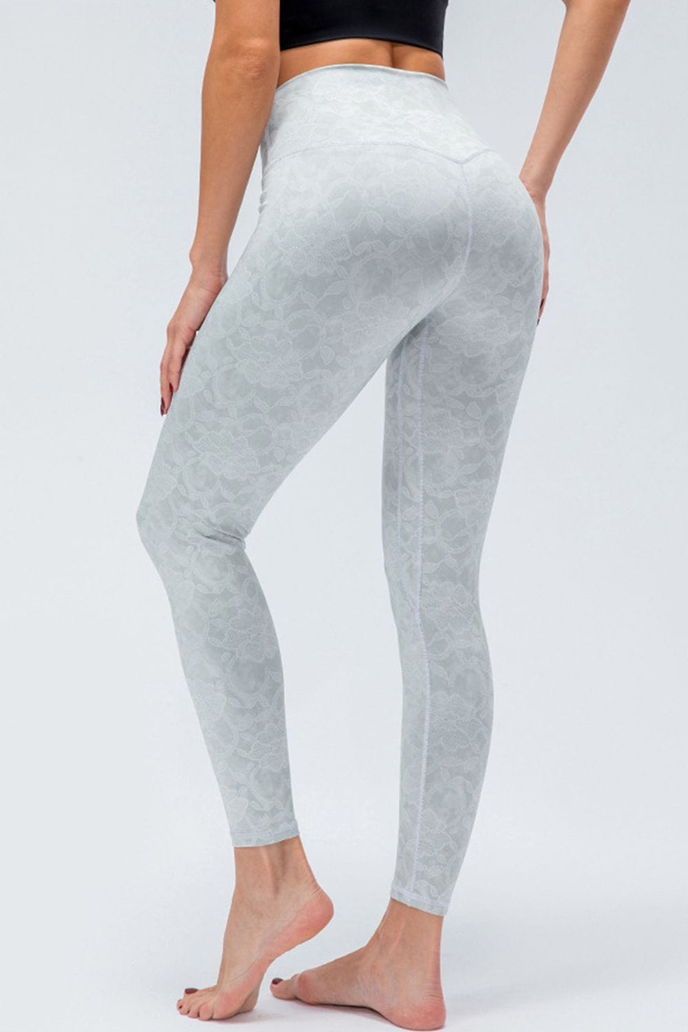 Wide Waistband Slim Fit Active Leggings - Body By J'ne
