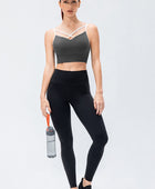 Wide Waistband Slim Fit Active Leggings - Body By J'ne