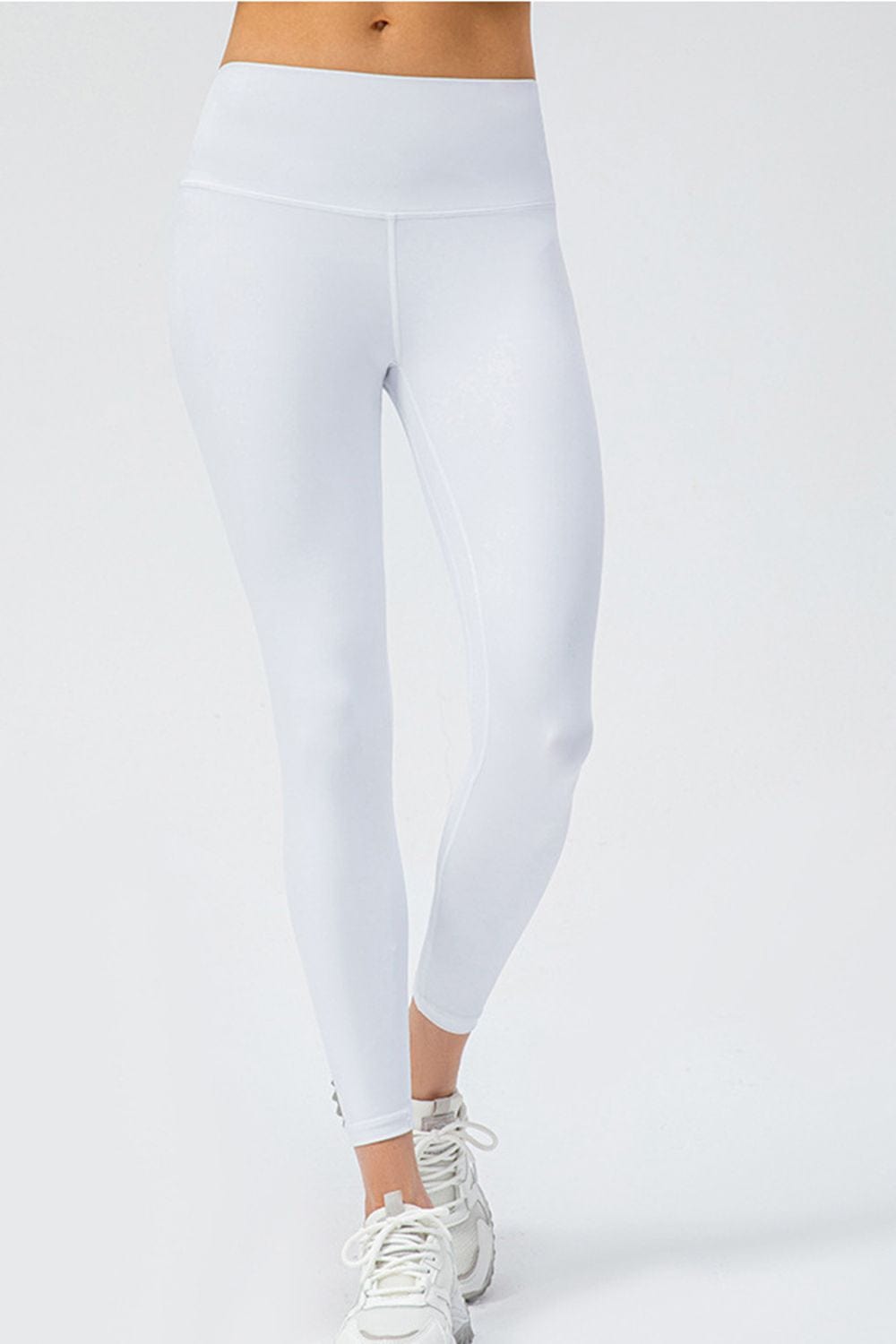 Wide Waistband Slim Fit Active Leggings - Body By J'ne