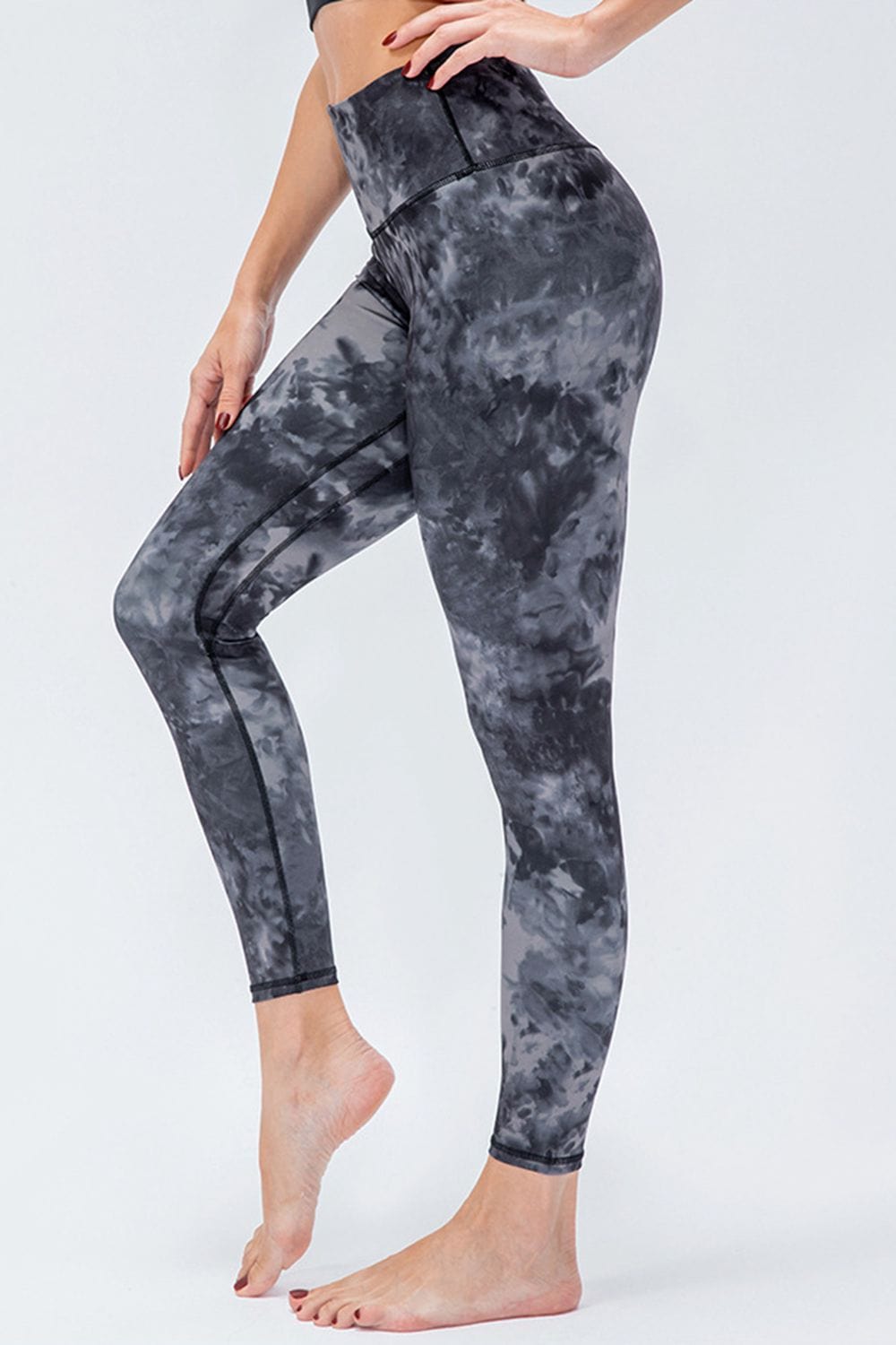 Wide Waistband Slim Fit Active Leggings - Body By J'ne