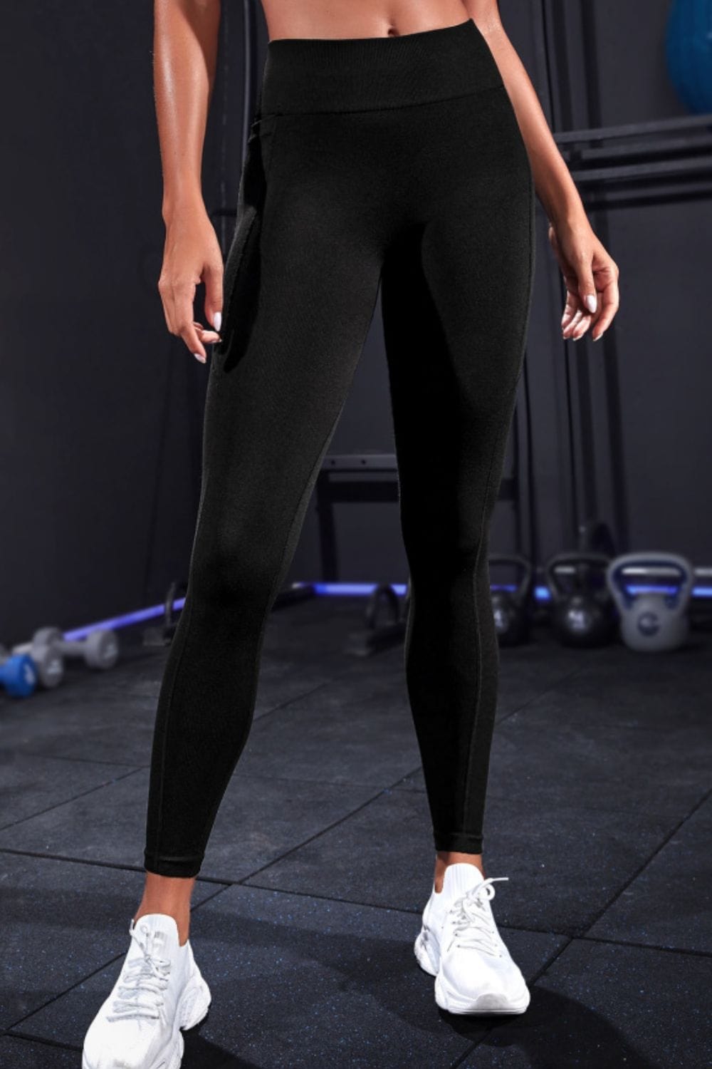 Wide Waistband Sports Leggings - Body By J'ne