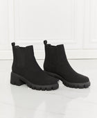 Work For It Matte Lug Sole Chelsea Boots in Black - Body By J'ne
