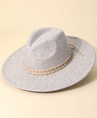 Woven Together Braided Strap Fedora - Body By J'ne