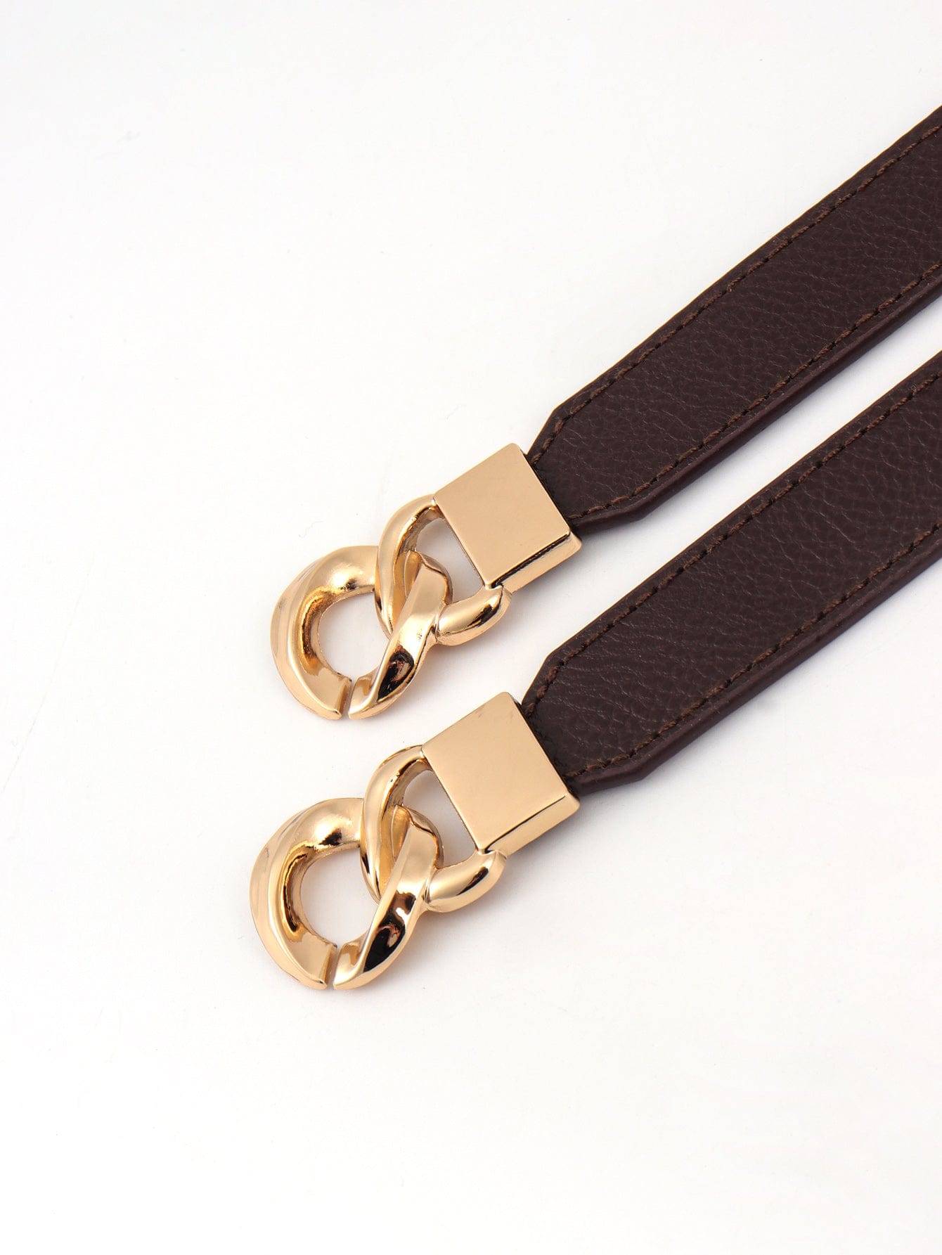 Zinc Alloy Buckle Elastic PU Belt - Body By J'ne